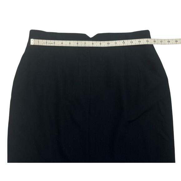 Vintage 90s Jones New York Blue Midi Wool Skirt Womens 14 Classiccore Heritage - Picture 9 of 10